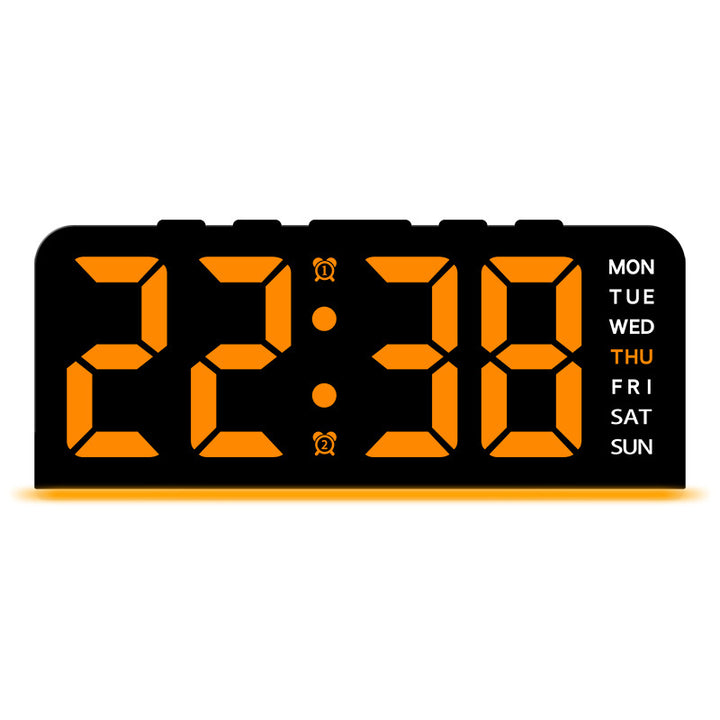 Digital LED alarm clock with color change Bowlift