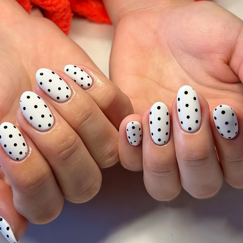 Polka Dot Nail Art Wraps Bowlift