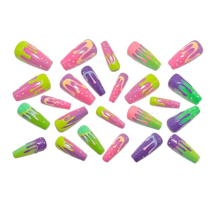Nail Art in Creative Drop Design Bowlift