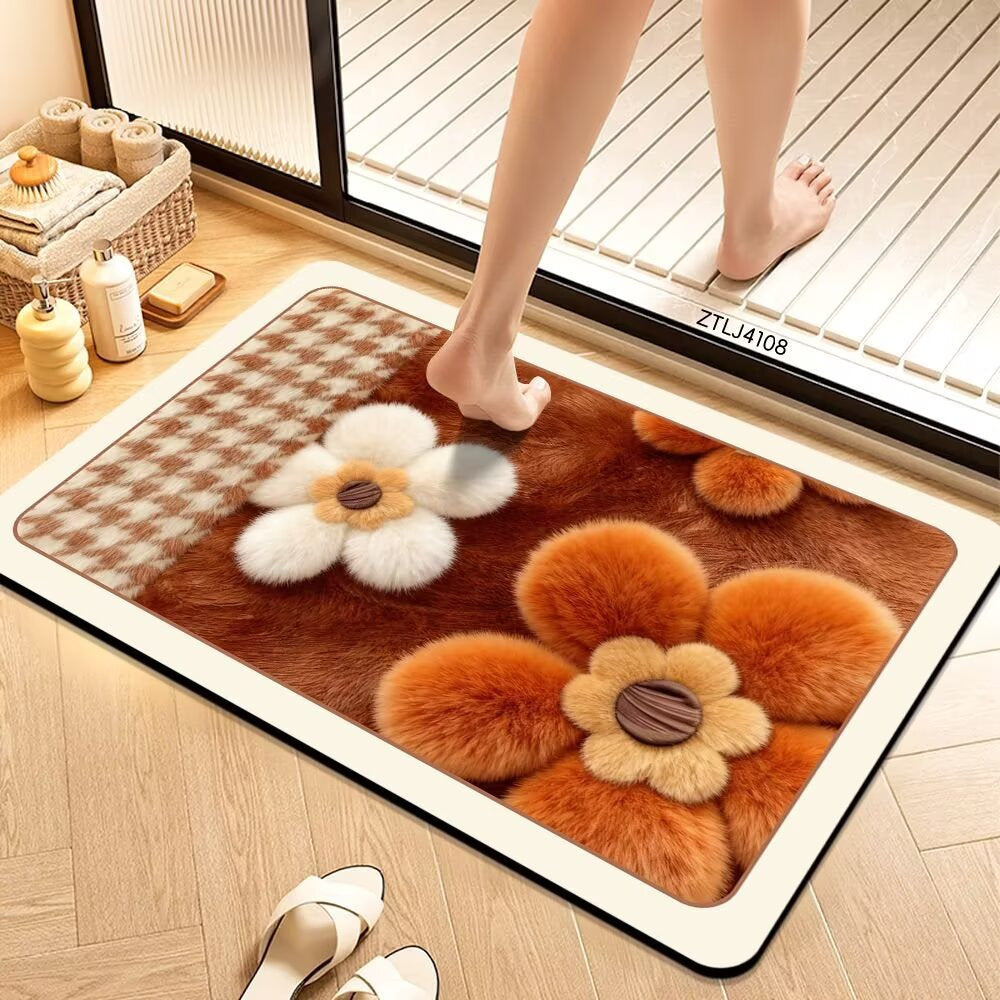 Decorative Bath Mat Bowlift