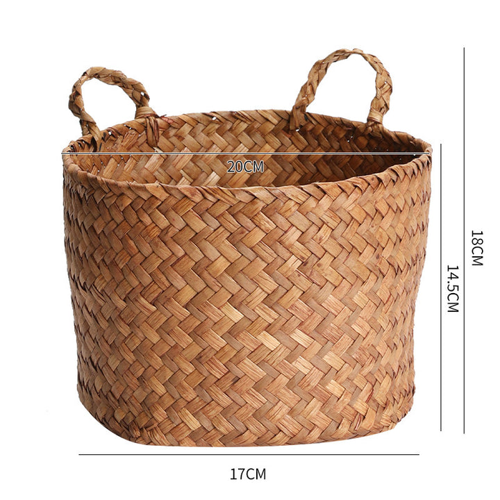 Multi-Functional Handwoven Storage Basket Bowlift