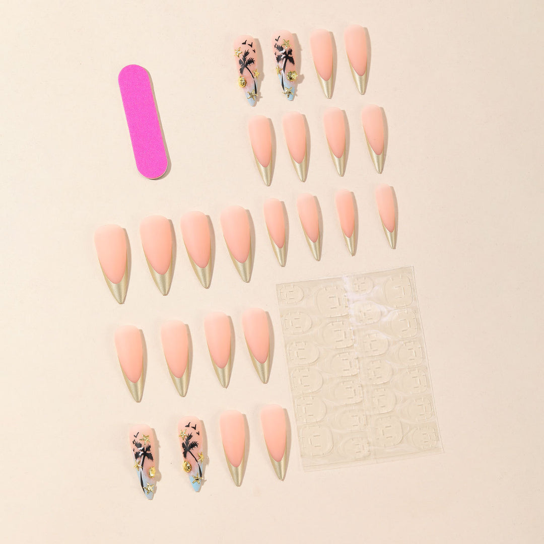 Artistic Stiletto Nail Art Bowlift