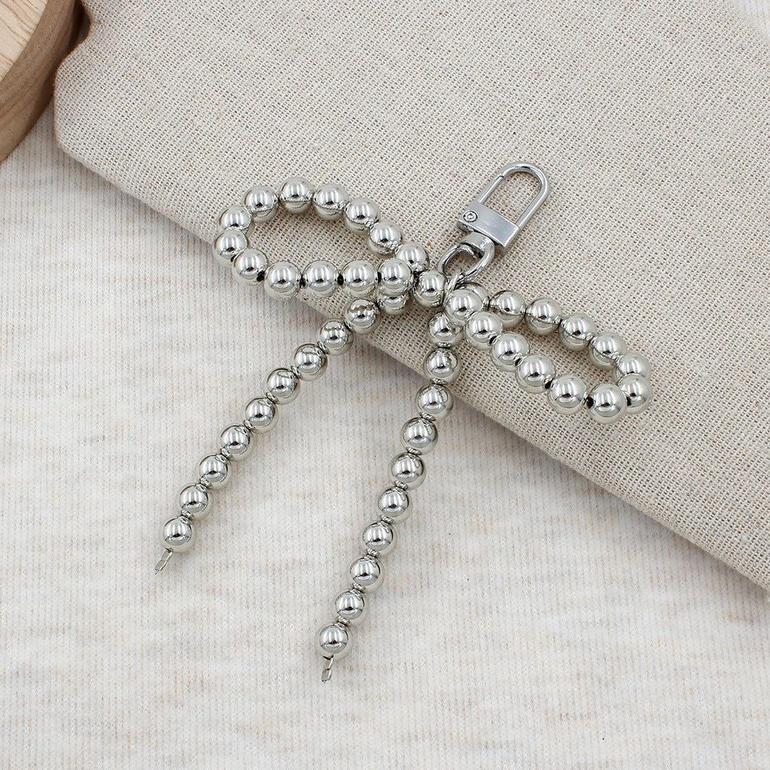 Elegant Pearl Bow Keychain Bowlift