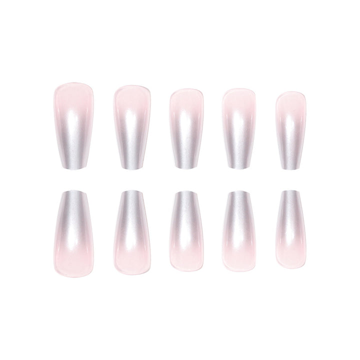 Metallic Stiletto Press-On Nails Bowlift