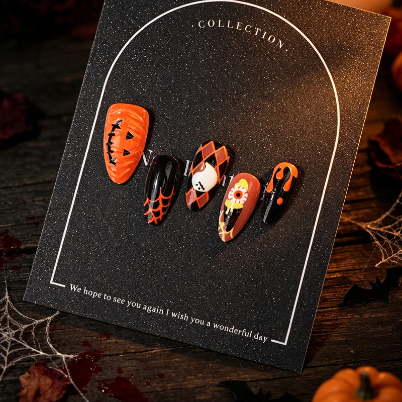 Creative Halloween Press-On Nail Tips Bowlift