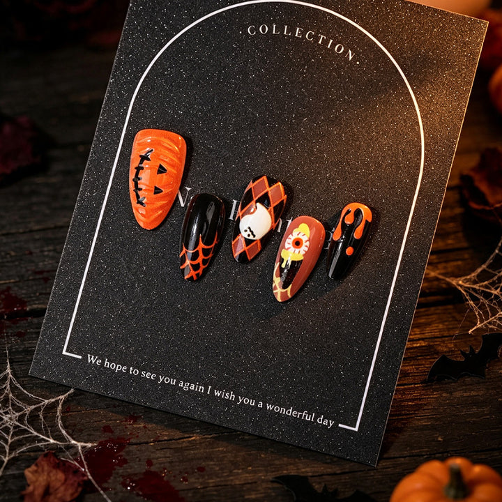 Creative Halloween Press-On Nail Tips Bowlift