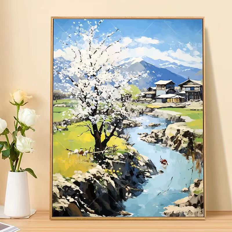 Mountain Landscape Canvas Art Print Bowlift