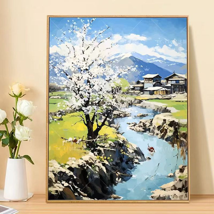 Mountain Landscape Canvas Art Print Bowlift