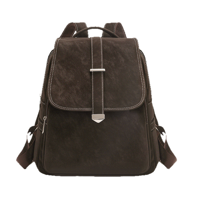 Stylish Faux Leather Backpack Bowlift