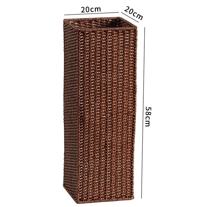 Hexagonal Decorative Wicker Storage Container Bowlift