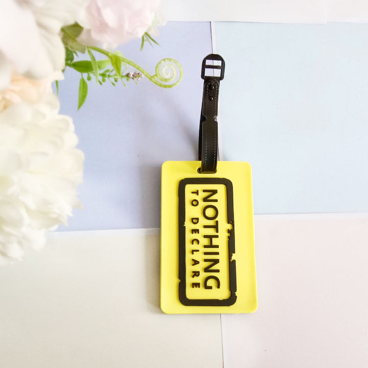 Unisex Luggage Tag with Airplane Design Bowlift