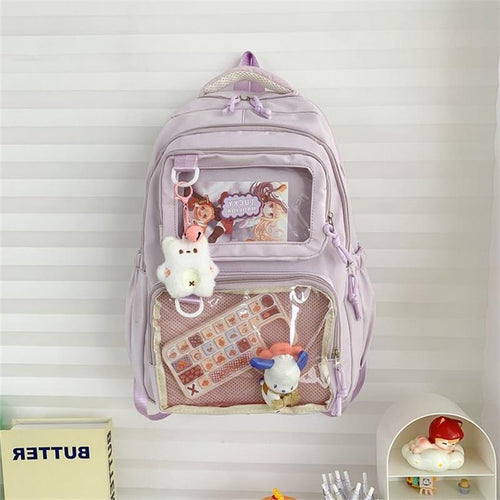 Multifunctional Clear Window Backpack