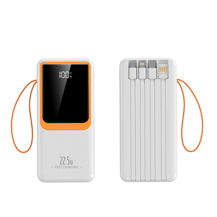 High-performance power bank with intelligent temperature display Bowlift