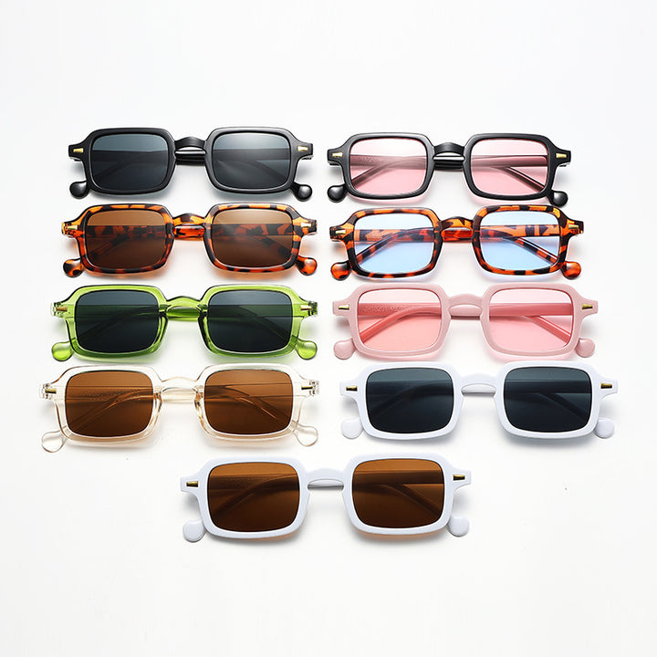 Women's geometric sunglasses with trendy animal print Bowlift