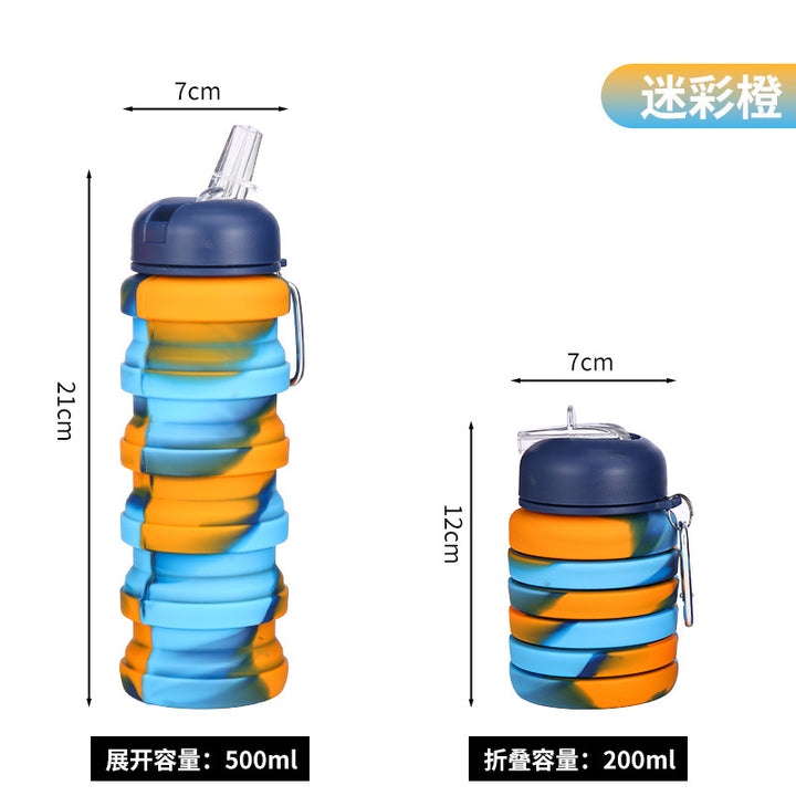 Women collapsible silicone water bottle Bowlift
