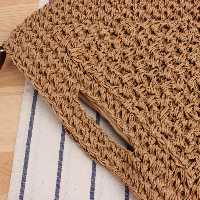Beach bag with handwoven design Bowlift