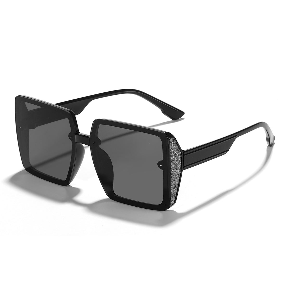 Women oversized sunglasses with shiny accent Bowlift