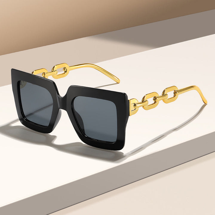 Stylish Wide Square Frame Sunglasses Bowlift