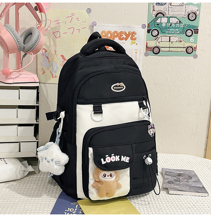 Cute Plush Character Backpack Bowlift