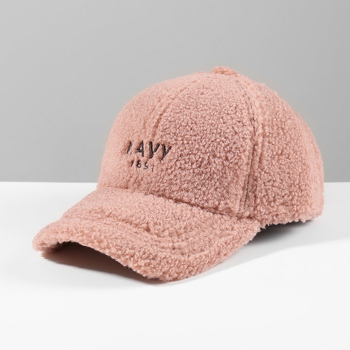 Women's Fluffy Sherpa Baseball Cap Bowlift