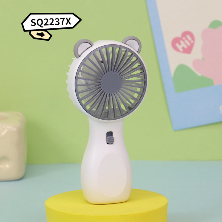Women Portable Handheld Fan with Animal Motif Bowlift