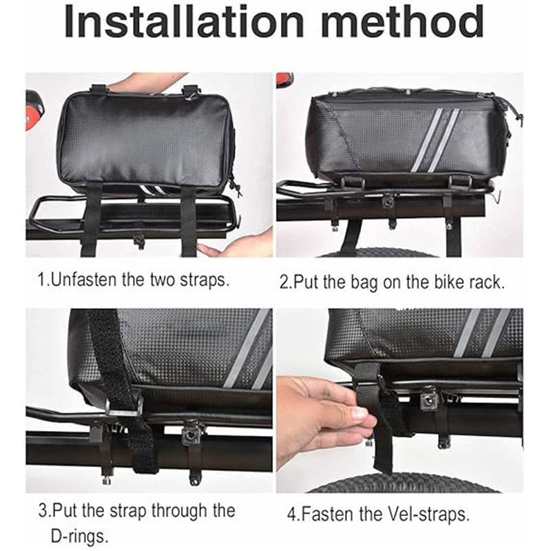 Bike bag with practical mounting bracket Bowlift