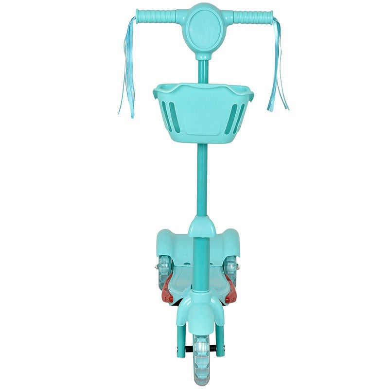 Compact Multi-Feature Kick Scooter Bowlift