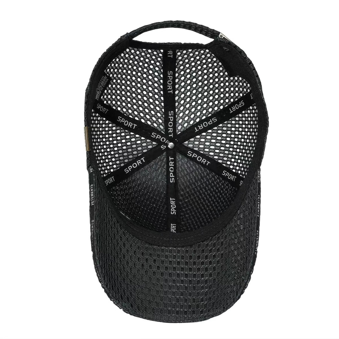 Women Breathable Sports Cap with Mesh Design Bowlift