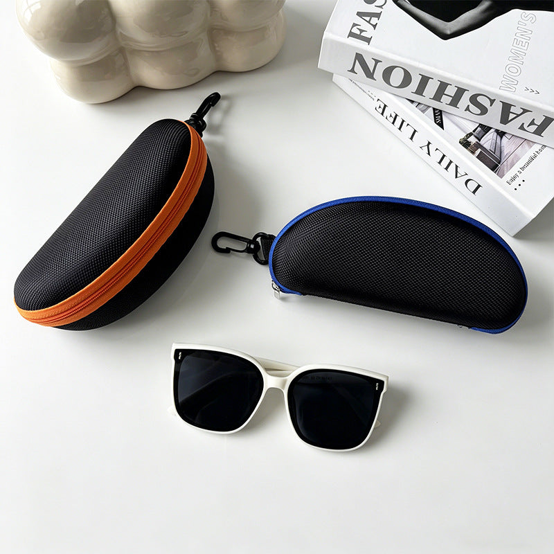 Protective Semi-Rigid Zippered Sunglasses Case with Carabiner Bowlift