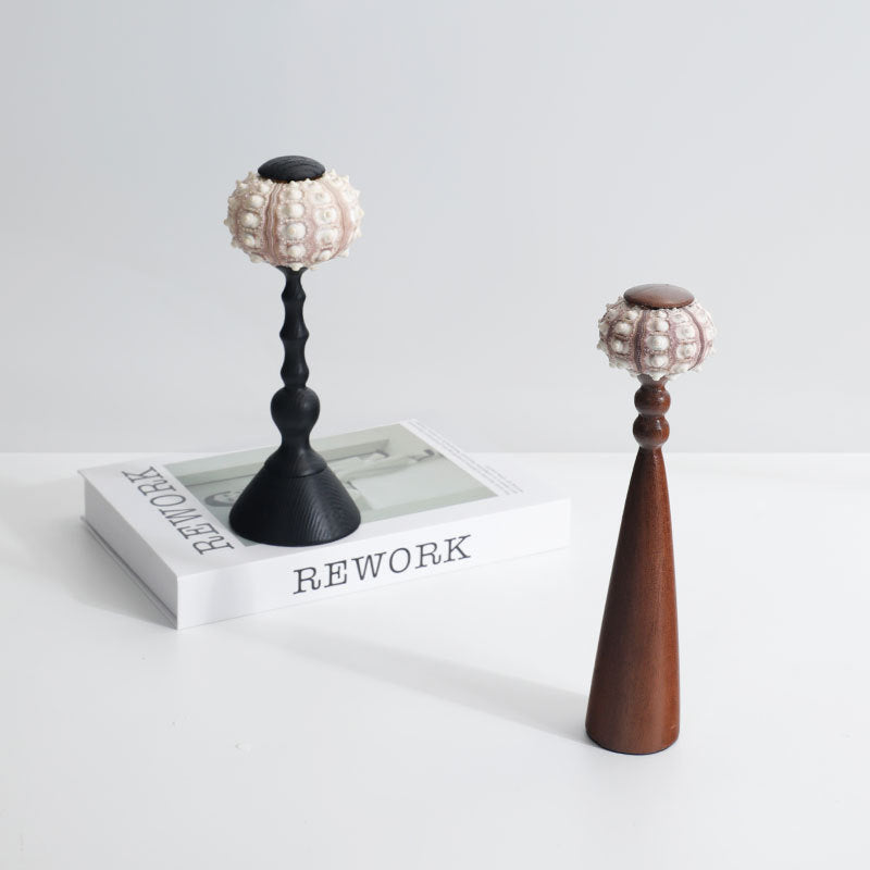 Decorative Shell-Inspired Candle Holder