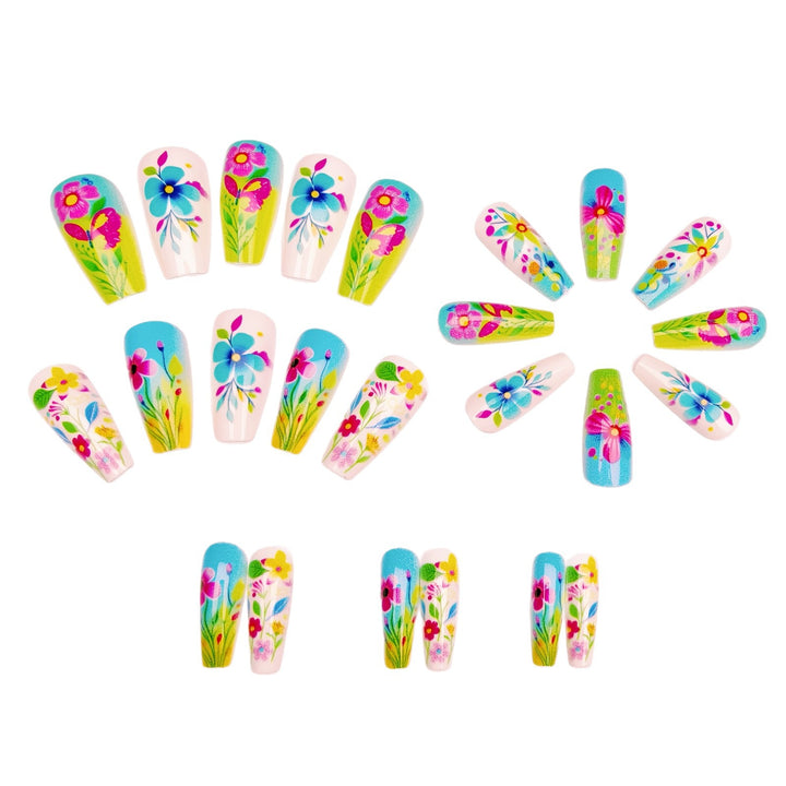Creative Flower Nail Design Bowlift