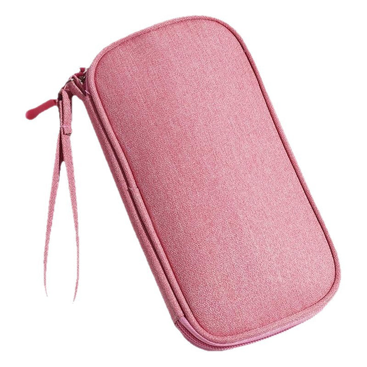 Compact RFID Travel Tech Organizer Wristlet Pouch Bowlift
