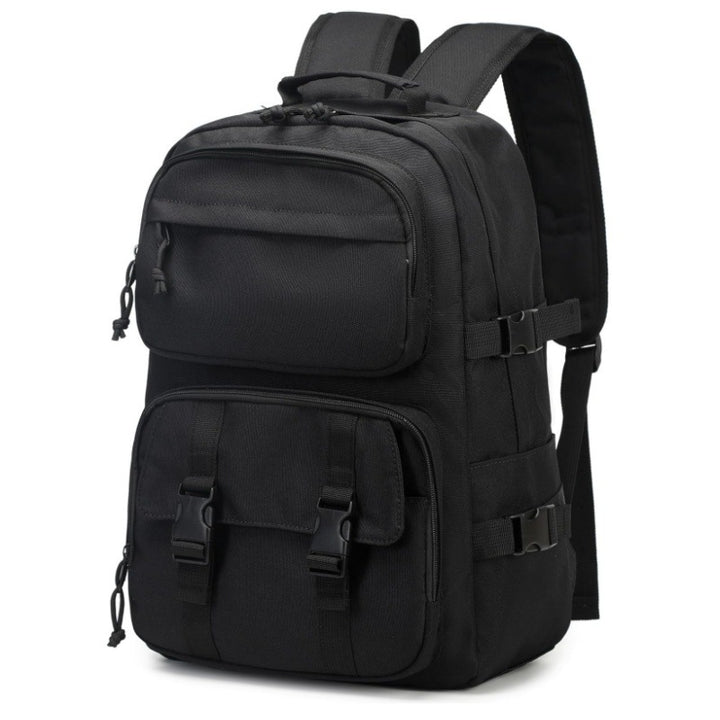 Multi-functional outdoor backpack with reinforced carrying straps and multiple compartments Bowlift