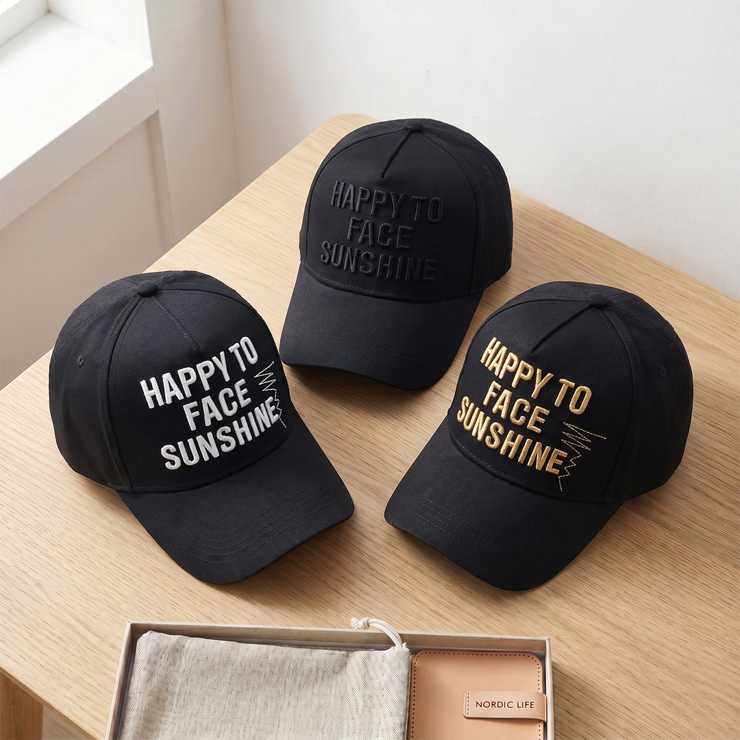 Women's fashionable cap with inspiring lettering Bowlift