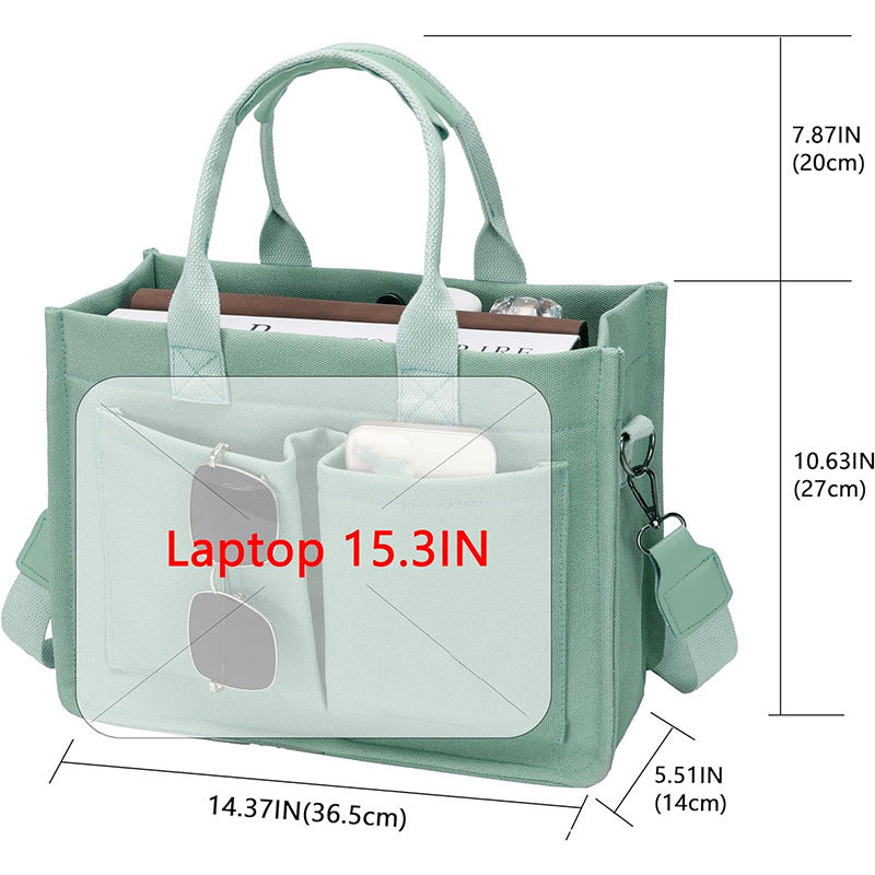 Multifunctional Tote Bag with Sturdy Design and Multiple Compartments Bowlift