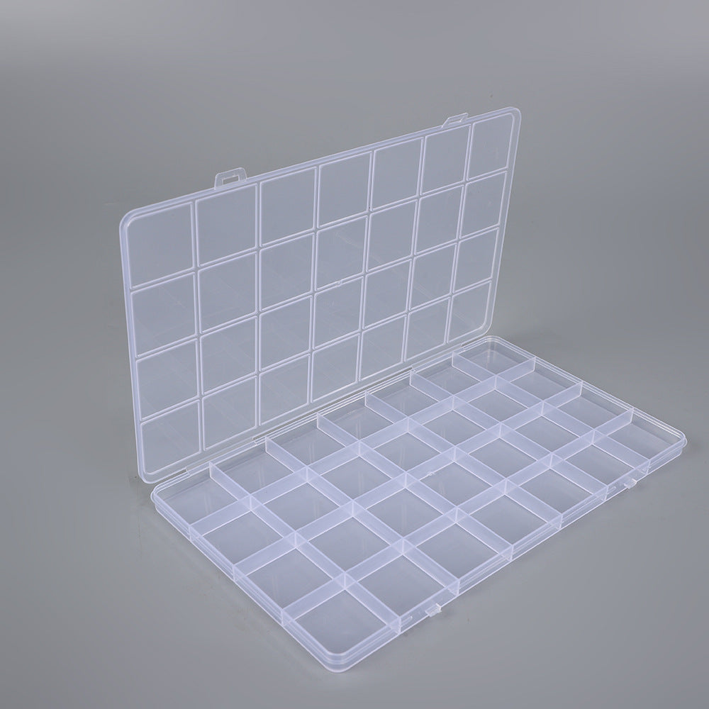 Clear Multi-Section Craft Supply Storage Case Bowlift