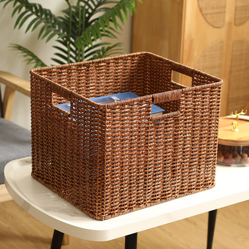 Natural Woven Storage Bin Bowlift