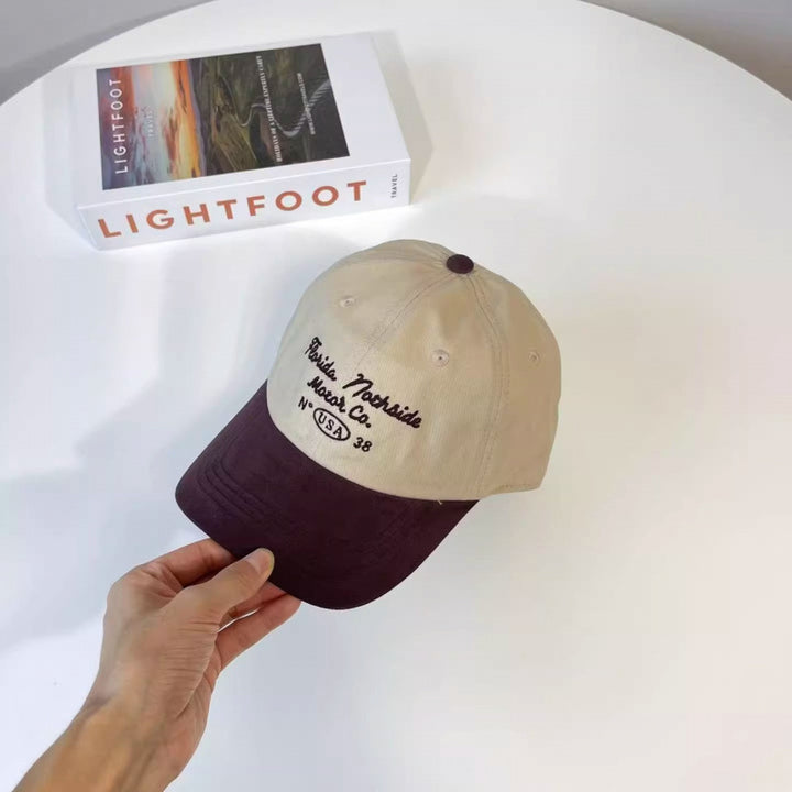 Men's Vintage-Inspired Cotton Baseball Cap Bowlift