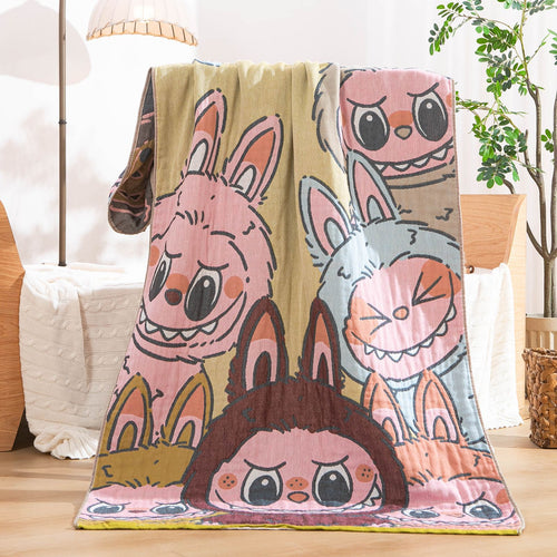 Women's throw blanket with enchanting landscape motif Bowlift