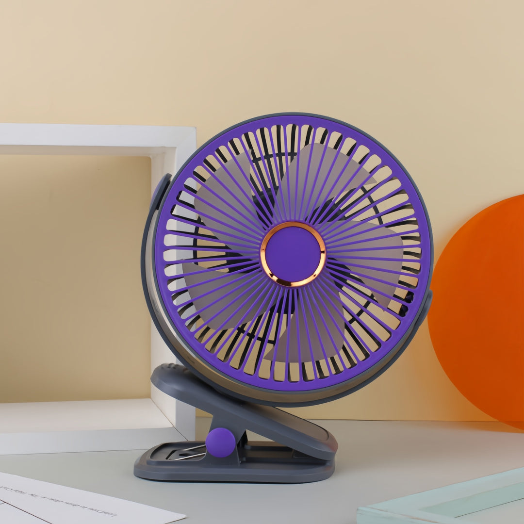 Women Portable Table Fan with Adjustable Tilt Bowlift