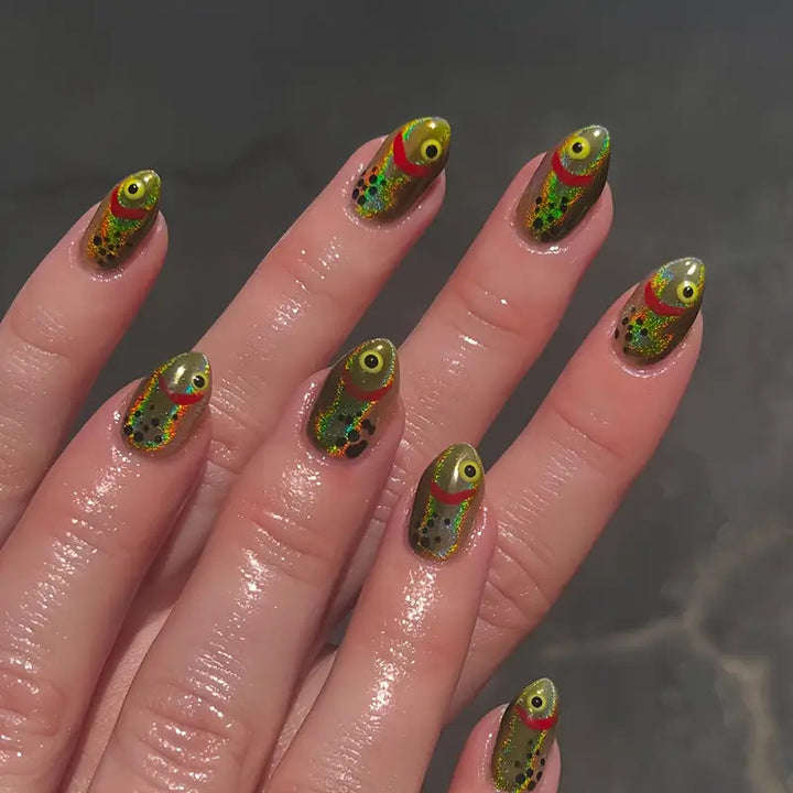 Creative Fish-Themed Nail Art Set Bowlift