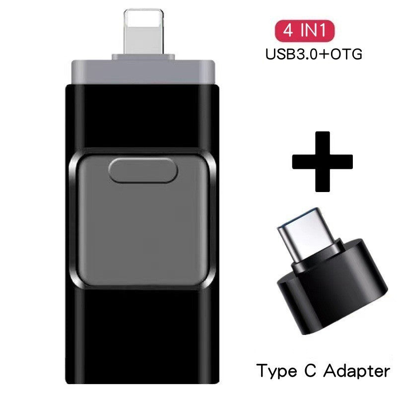 Versatile Dual-Connector USB Flash Drive Bowlift