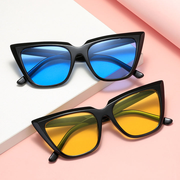 Women Geometric Oversized Sunglasses Bowlift