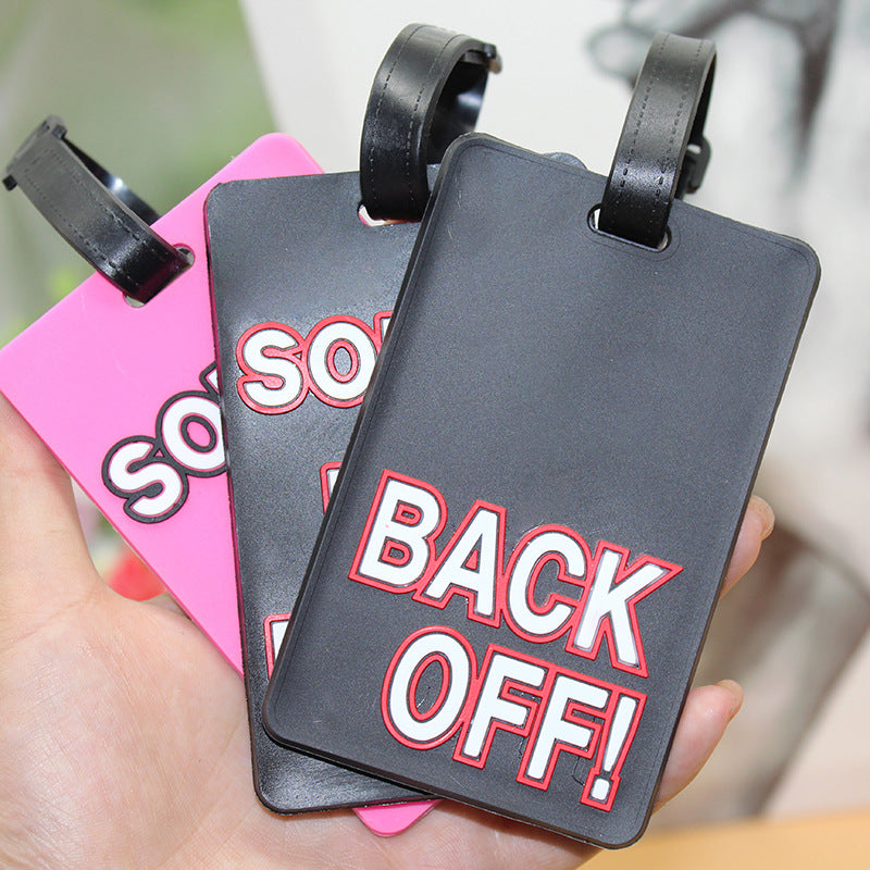 Unisex Luggage Tag with Funny Message Bowlift