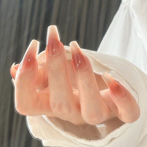 Stylish Long Press-On Nails Bowlift