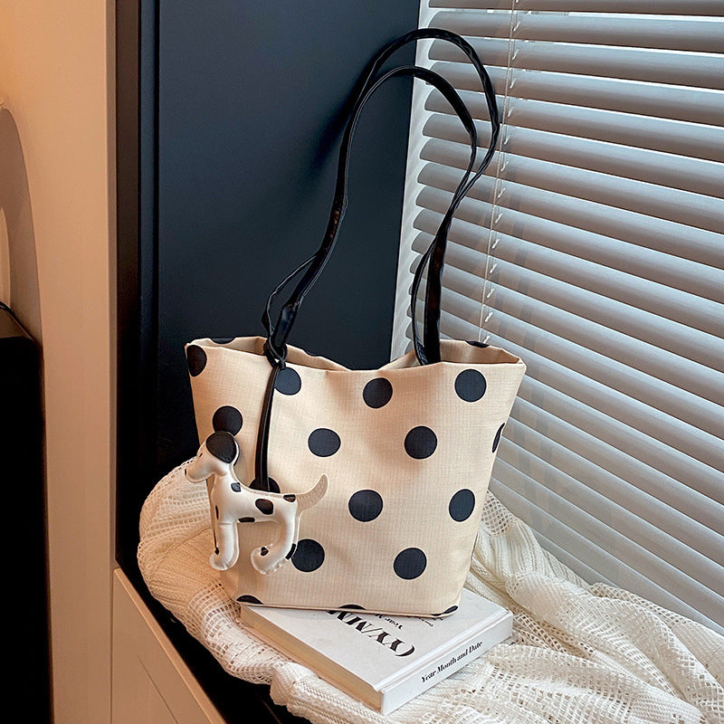 WoPolka Dot Fashion Tote Bag Bowlift