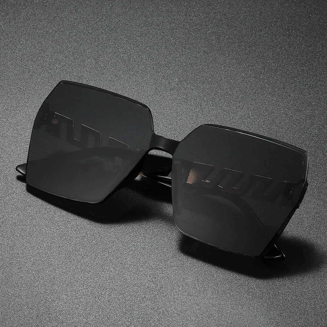 Stylish Geometric Shield Sunglasses Bowlift