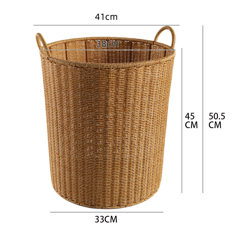 Unisex Large Storage Basket with Sturdy Carrying Handles Bowlift