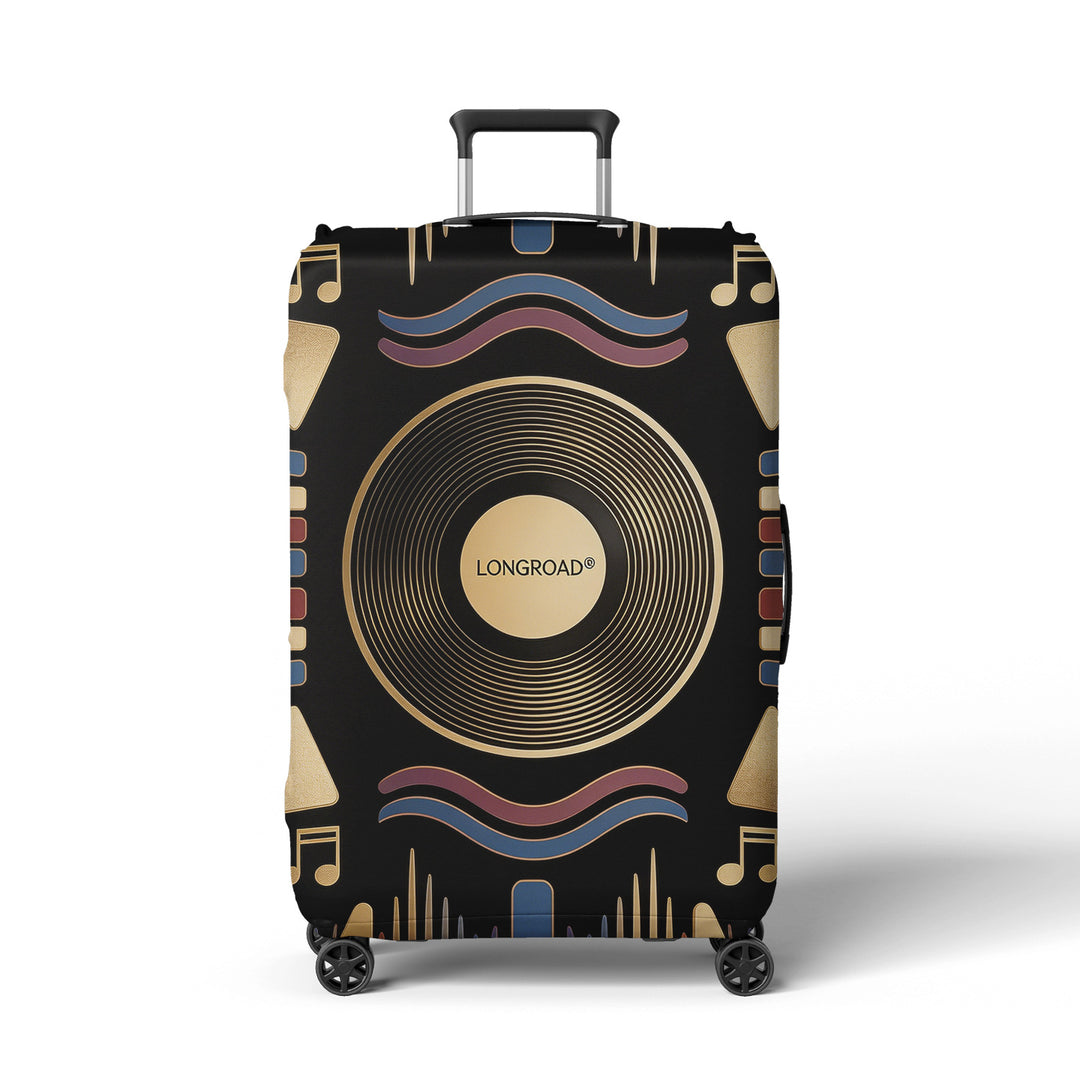 Women's suitcase cover with modern graphic design Bowlift