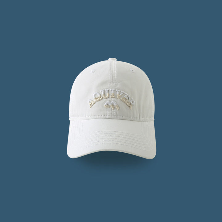 Embroidered Cotton Sun Protection Cap